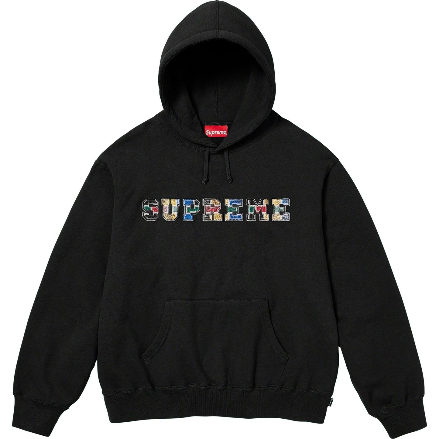 Supreme PatchWork Harvard Hooded Hoodie