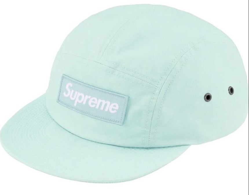 Supreme - Waxed Cotton Camp Cap Ice