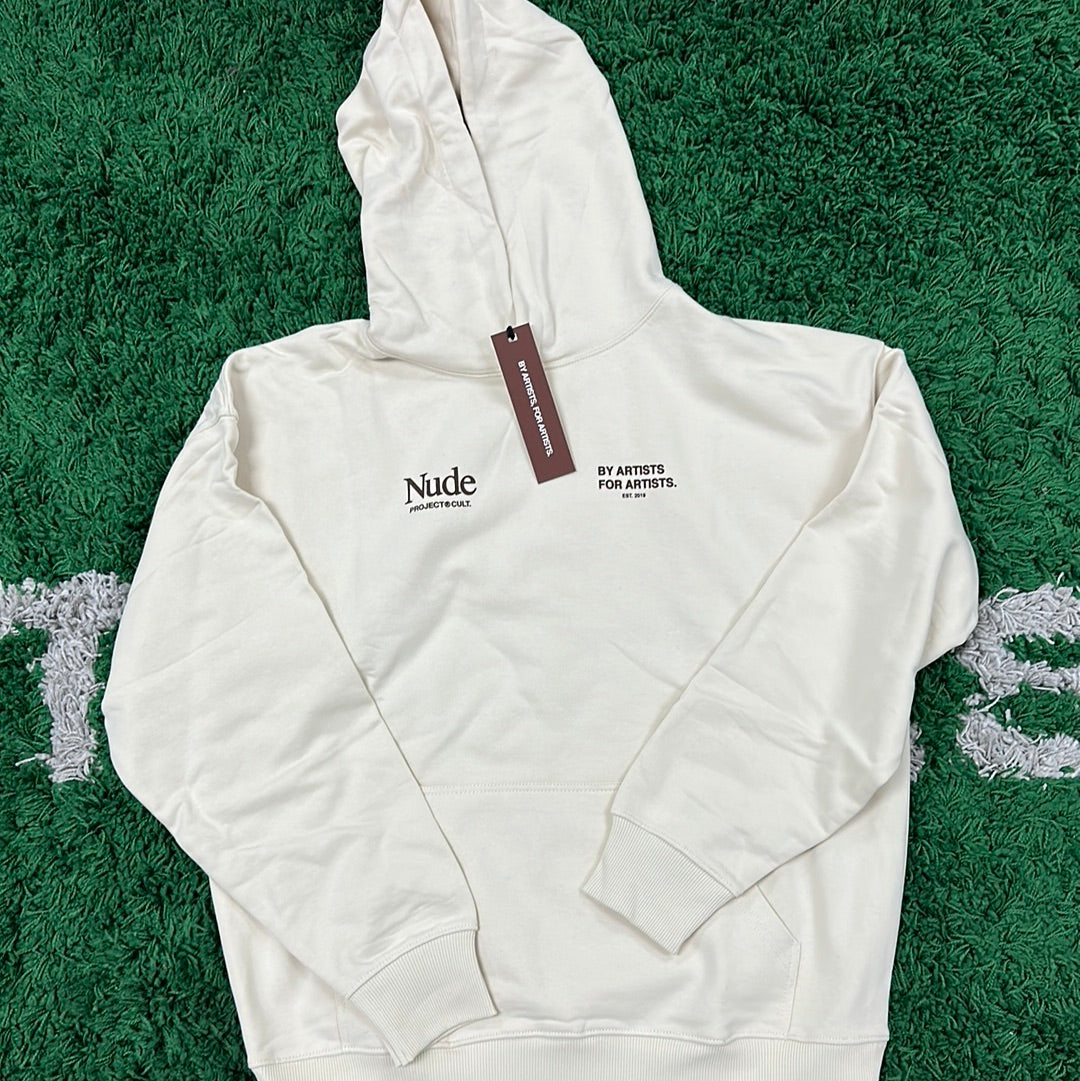 NUDE - CULT HOODIE BEIGE