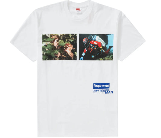 Supreme Junya Watanabe CDG men Nature Tee White