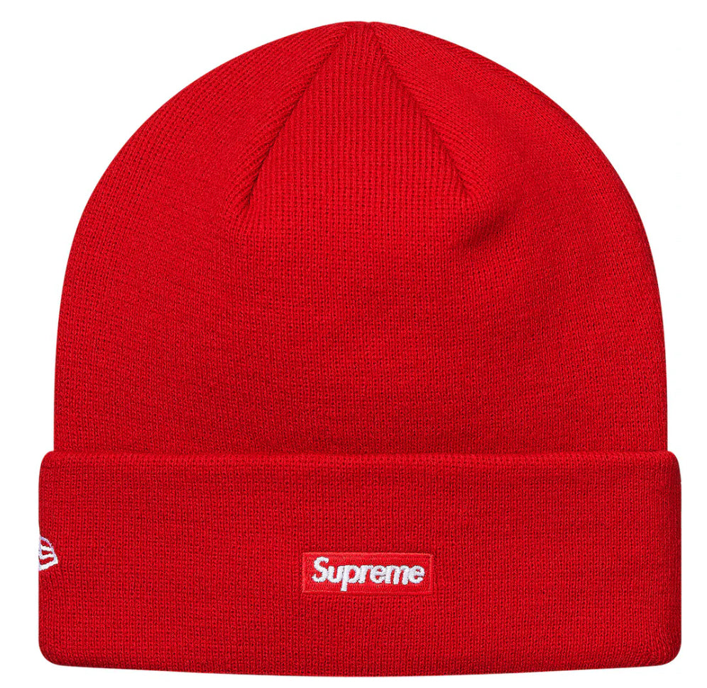 Supreme New Era S Logo Beanie - Red