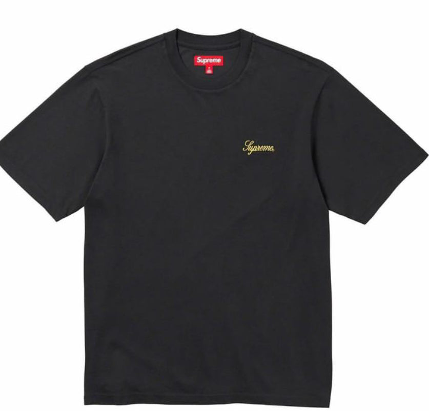 Supreme - Washed Script S/S Top