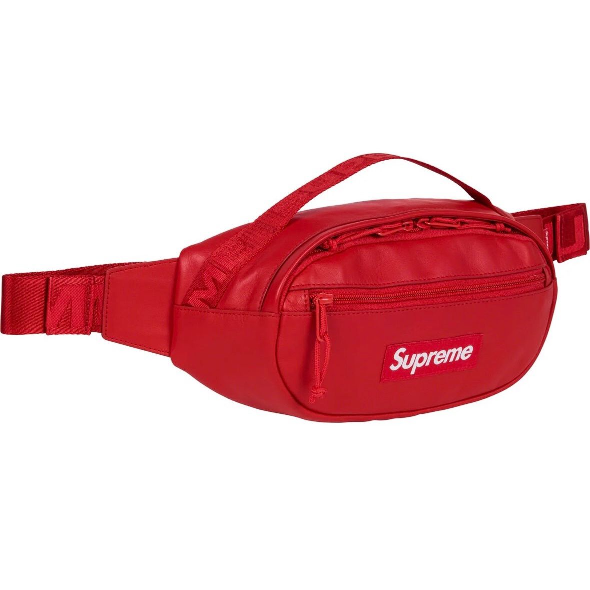 Supreme Leather Waist Bag