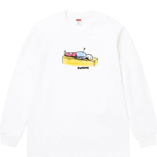 Supreme Neil Blender Arrow L/S Tee White