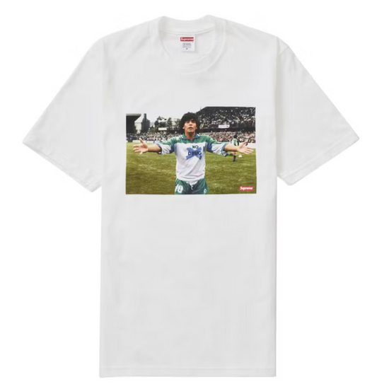 Supreme Maradona Tee White