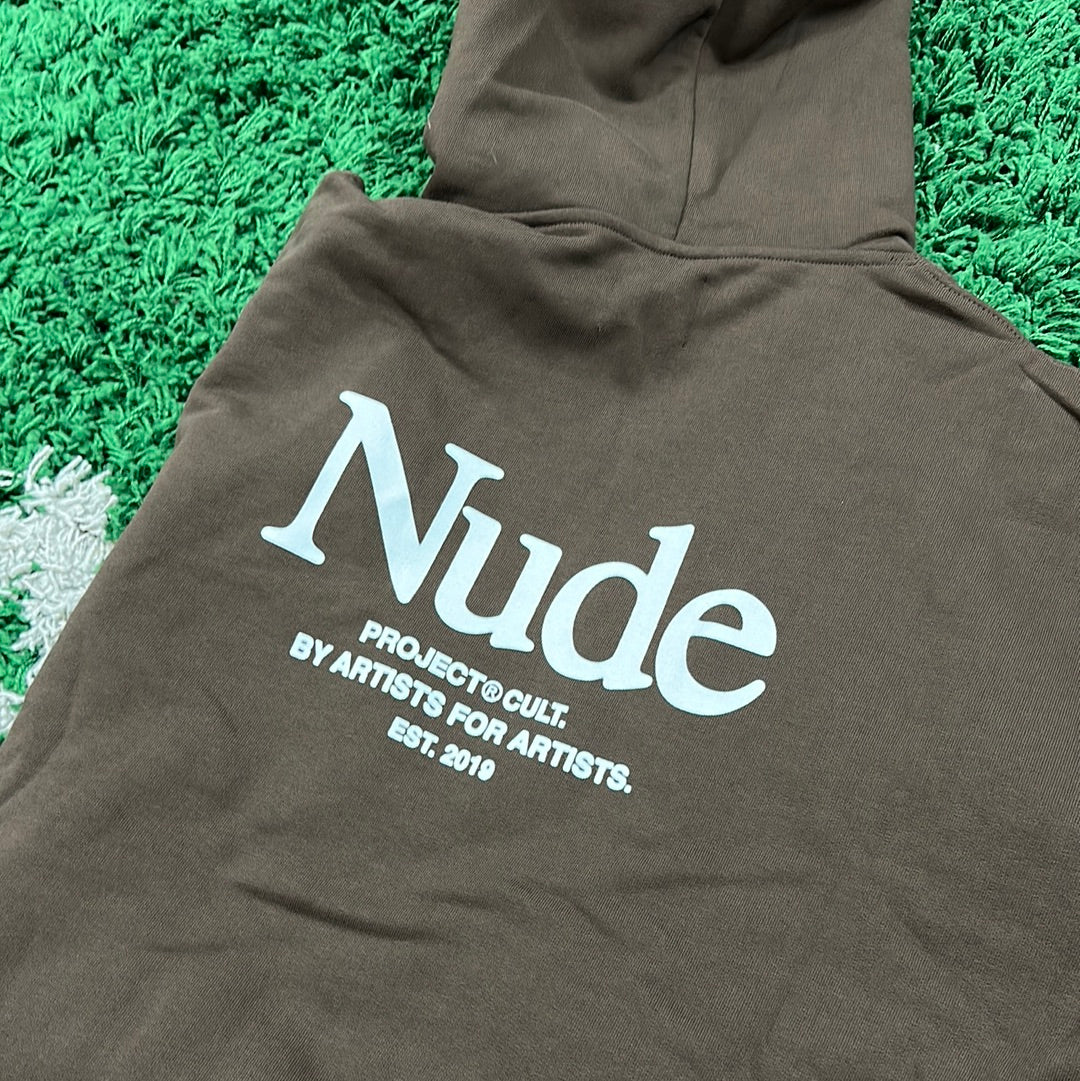 NUDE - CULT HOODIE BROWN