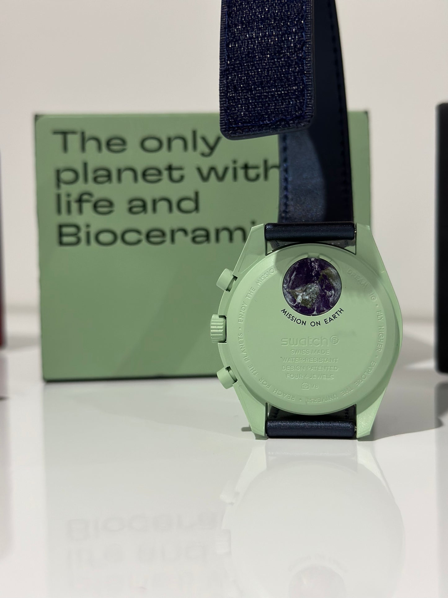 Swatch x Omega Bioceramic Moonswatch Mission to Earth