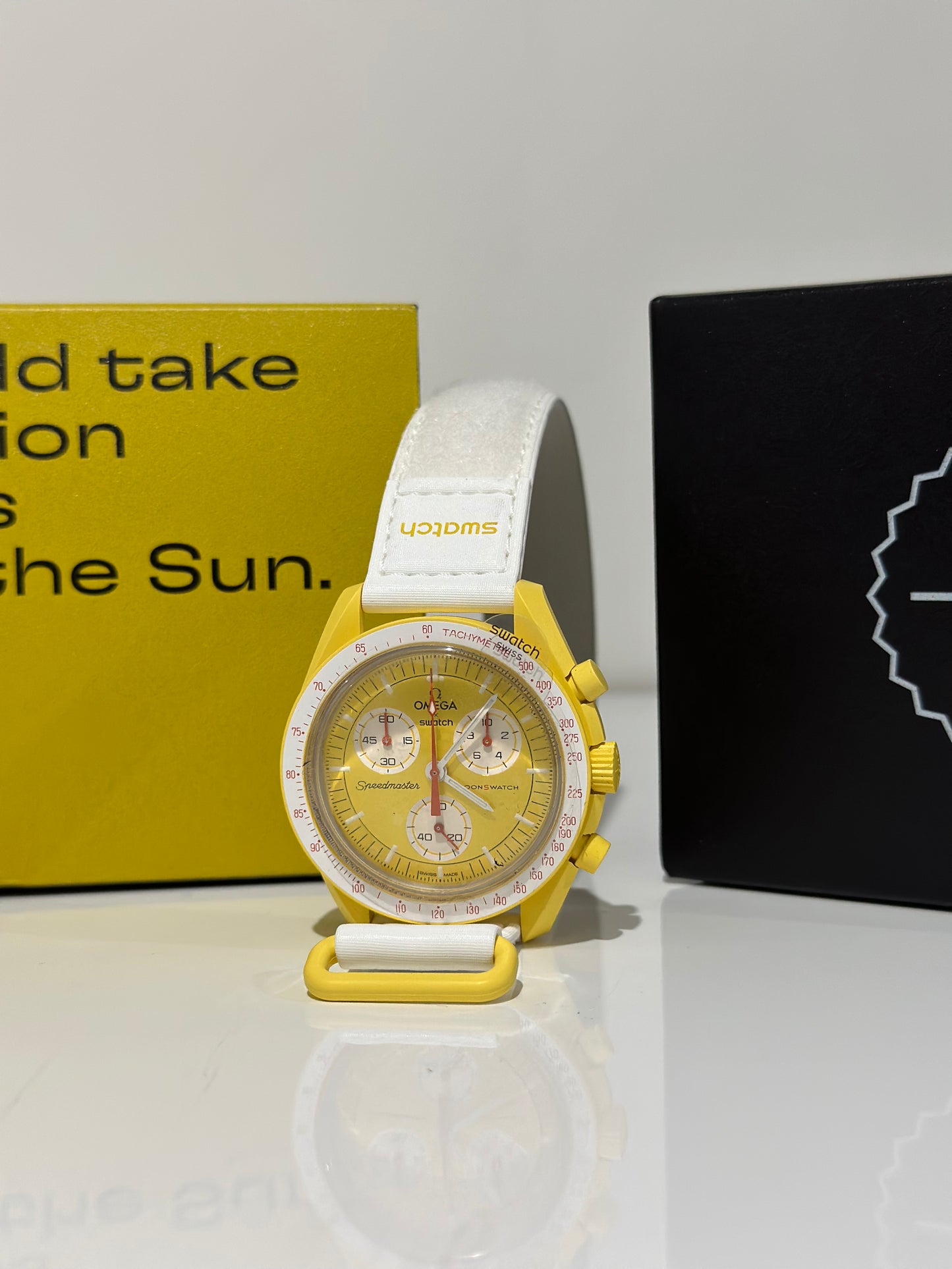 Swatch x Omega Bioceramic Moonswatch Mission to Sun