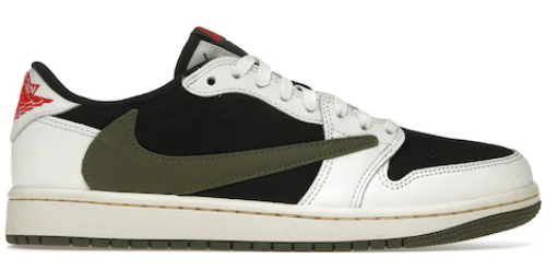 Jordan 1 Retro Low OG SP Travis Scott Olive (Women's)