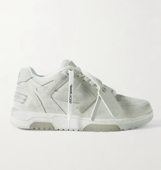 Off White Out Of Office - Vanilla White Suede