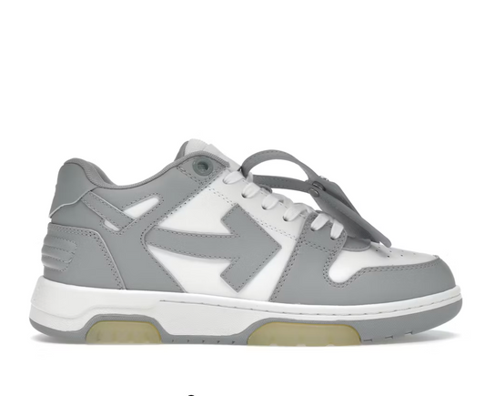 OFF-WHITE Out Of Office ""OOO"" Low Tops Grey White