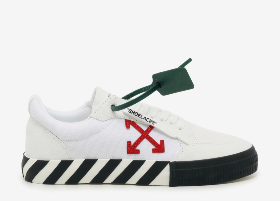 Off White Vulcanized - White Red