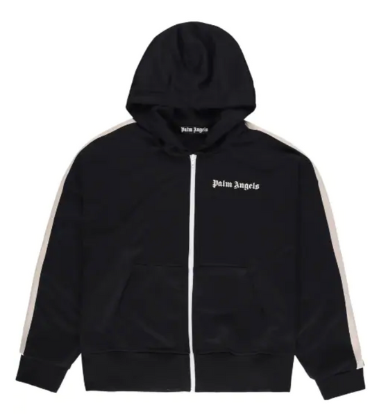 Palm Angels Zip Hoodie - Black