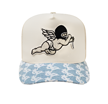 ANGEL VANDAL MONOGRAM TRUCKER HAT