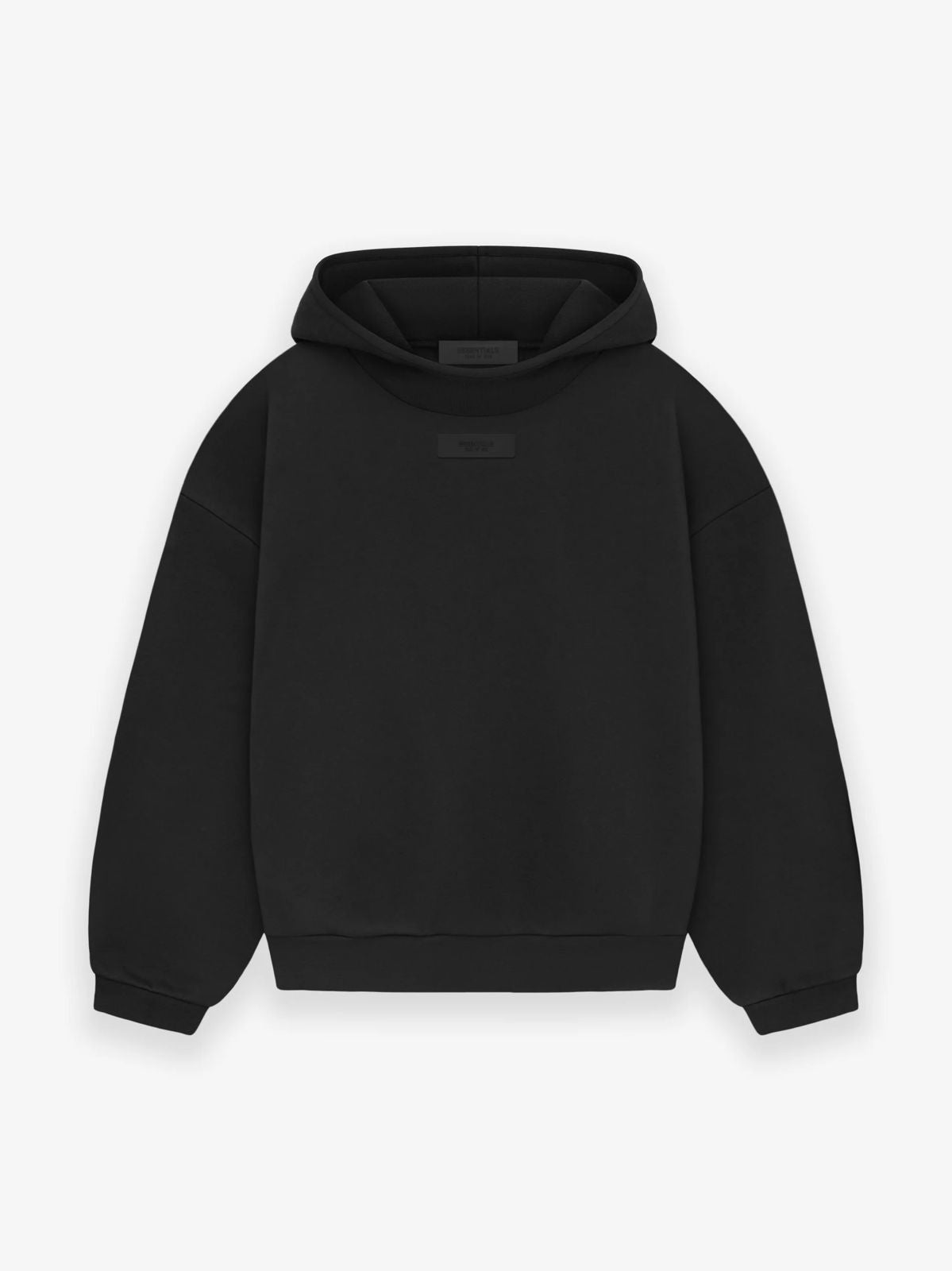 Fear of God Essentials Chest Logo Hoodie Jet Black/Jet Black