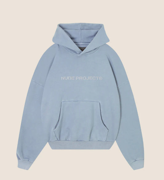 BOXY HOOD ICE GREY NUDE