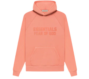 Fear of God Essentials Hoodie Coral