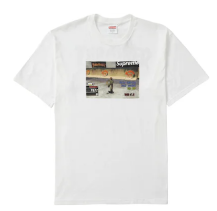 Supreme Thrasher Game Tee White